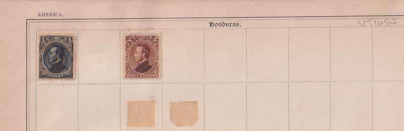 Stamps on paper Mix World