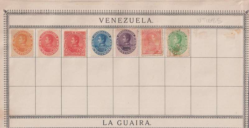Stamps on paper Mix World