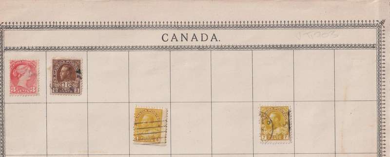 Stamps on paper Mix World
