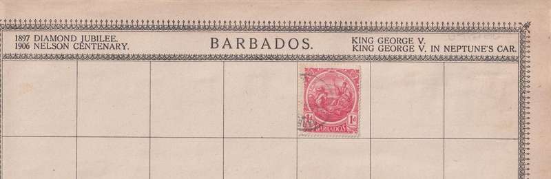 Stamps on paper Mix World
