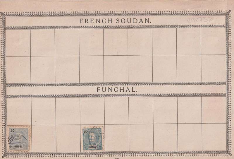 Stamps on paper Mix World