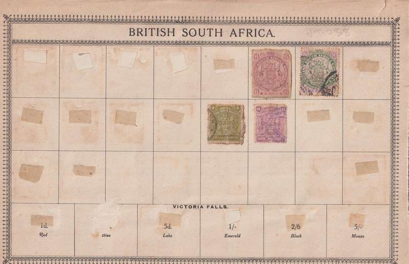 Stamps on paper Mix World