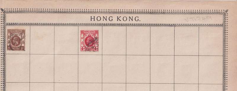 Stamps on paper Mix World