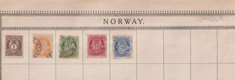 Stamps on paper Mix World