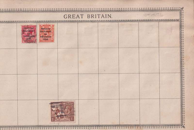 Stamps on paper Mix World
