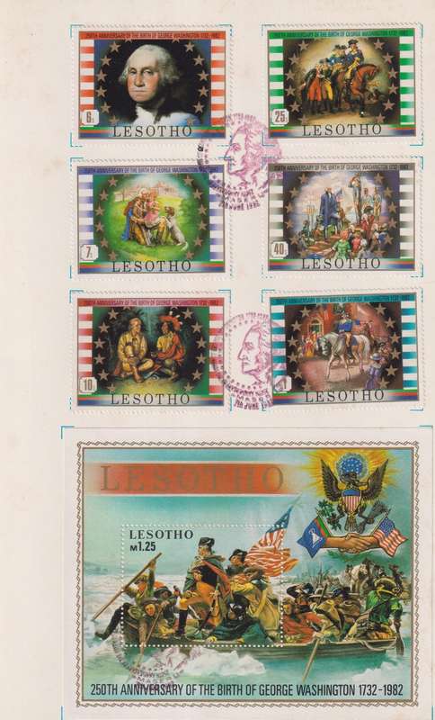 Stamps Lesotho Official Souvenir Folder