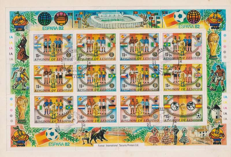 Stamps Lesotho Official Souvenir Folder