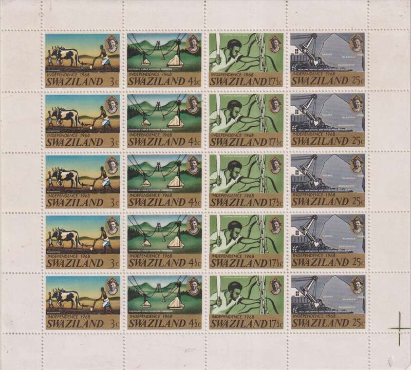 Stamps Swaziland 1968 Independence
