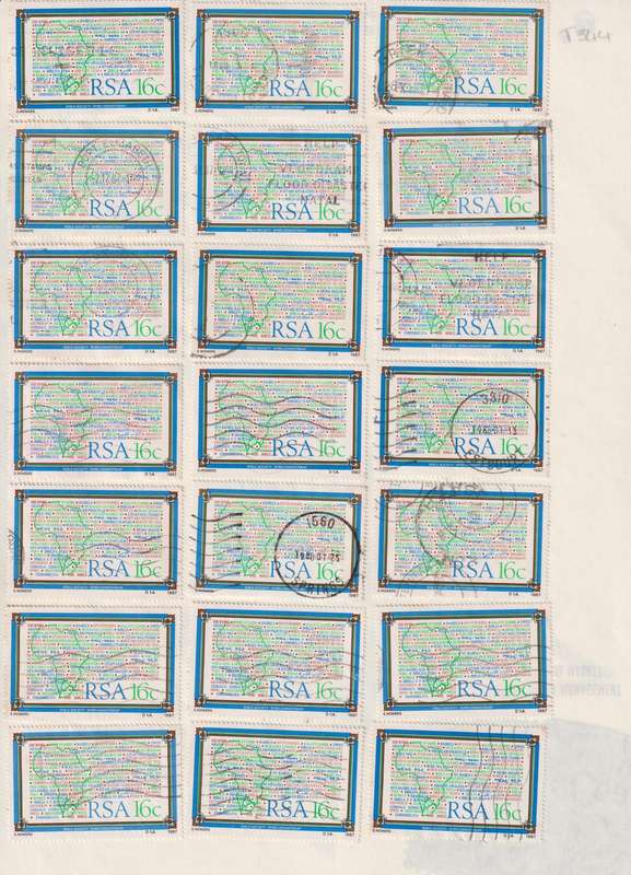 Stamps On paper Mixed