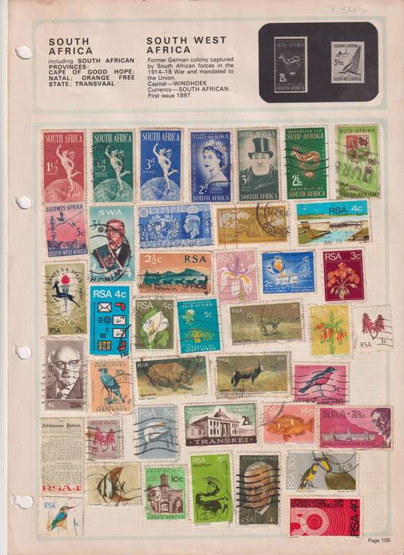 Stamps On paper Mixed