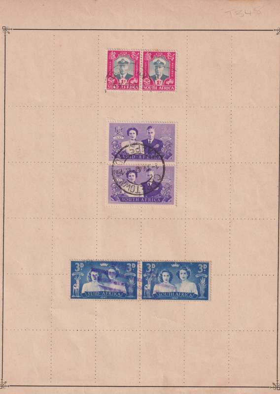 Stamps On paper Mixed