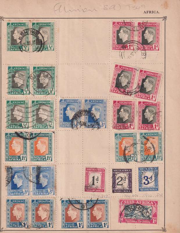 Stamps On paper Mixed