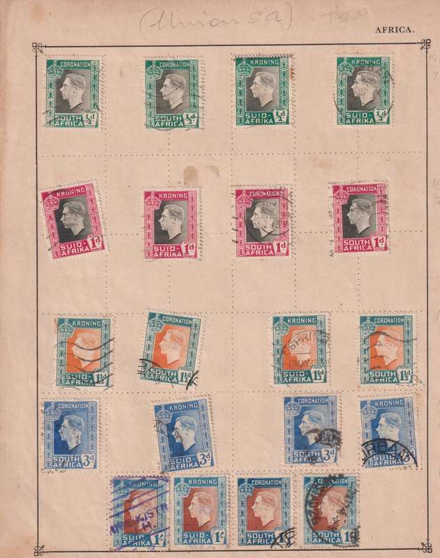 Stamps On paper Mixed