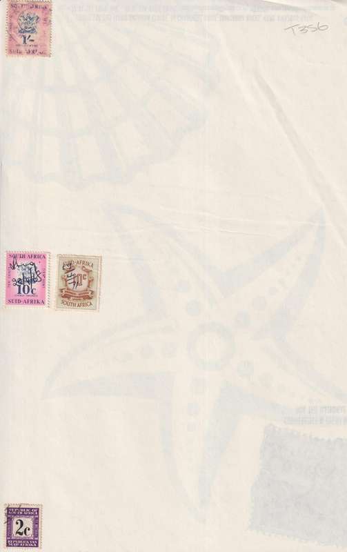 Stamps On paper Mixed