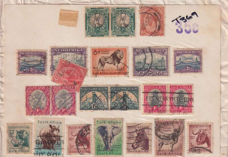 Stamps On paper Mixed