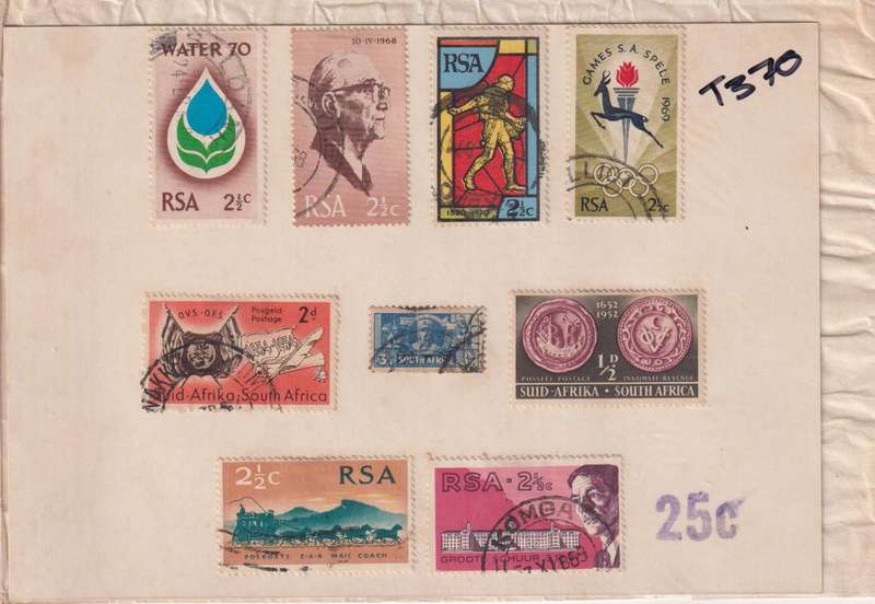 Stamps On paper Mixed