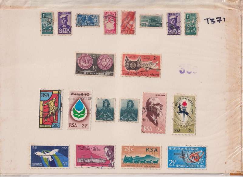 Stamps On paper Mixed