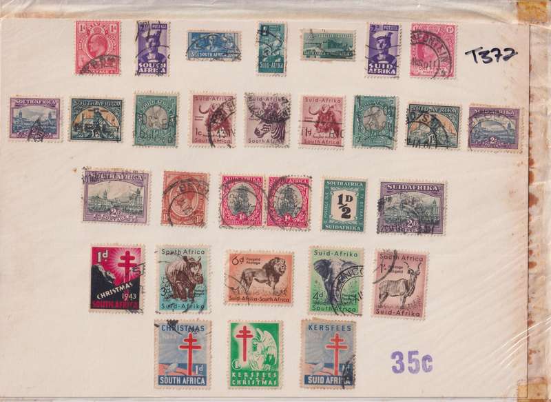 Stamps On paper Mixed