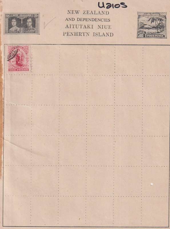 Stamps on paper Mix World