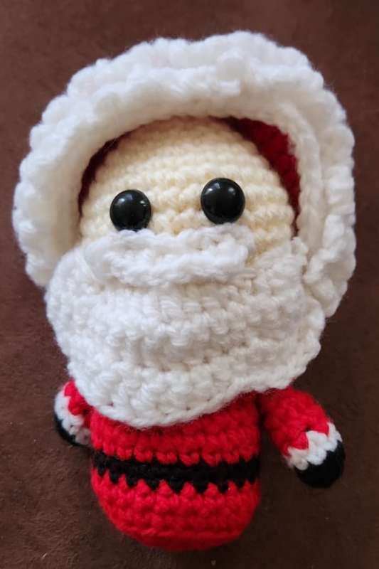 Crochet Plushie Santa