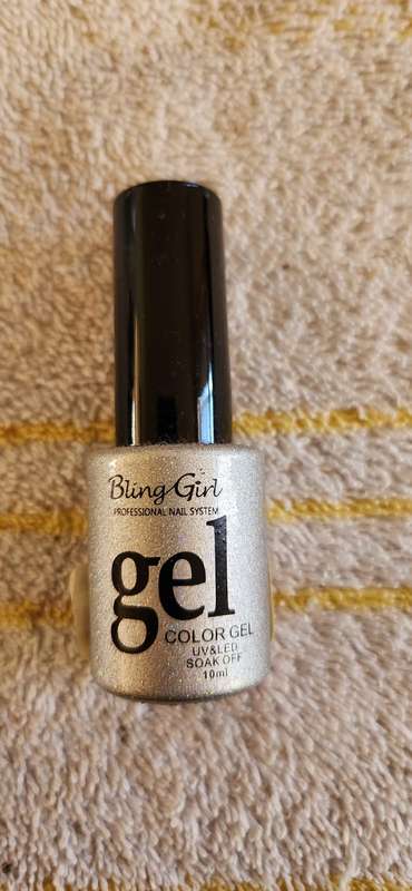 Soak Off UV/LED Gel Nail Polish Bling Girl Silver Glitter