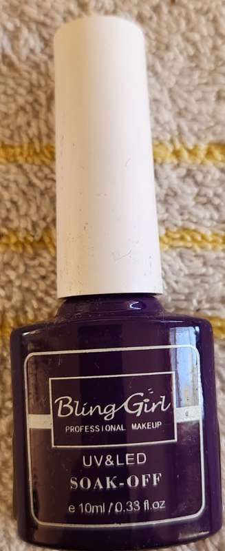 Soak Off UV/LED Gel Nail Polish Bling Girl Purple