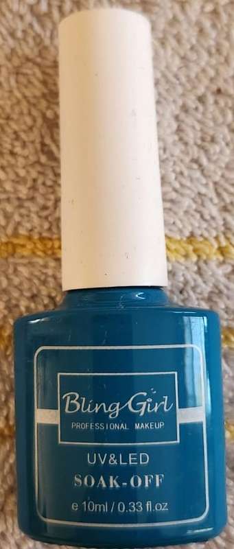 Soak Off UV/LED Gel Nail Polish Bling Girl Blue
