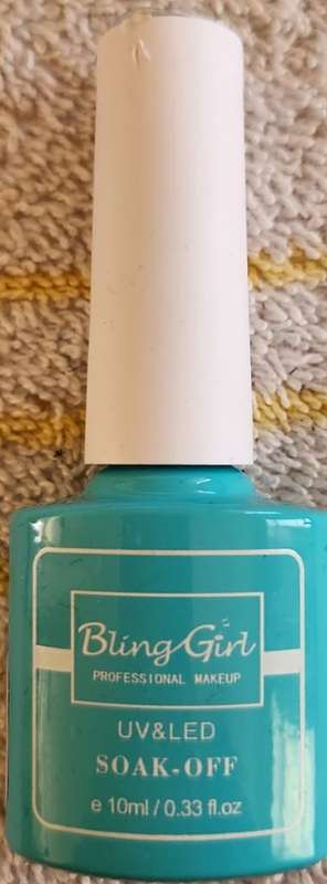 Soak Off UV/LED Gel Nail Polish Bling Girl Blue