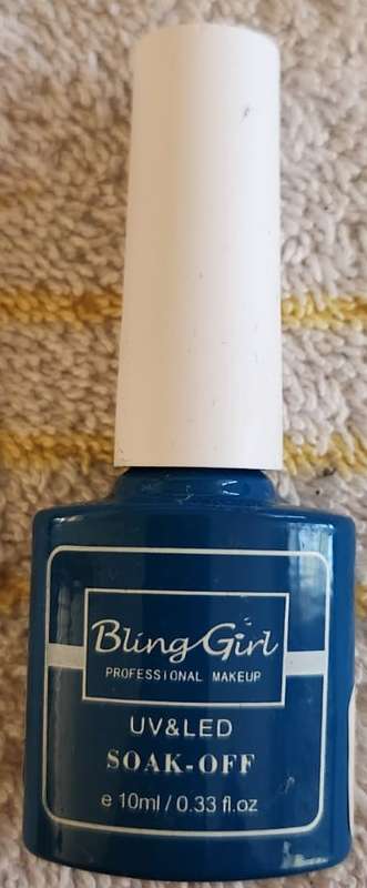 Soak Off UV/LED Gel Nail Polish Bling Girl Blue