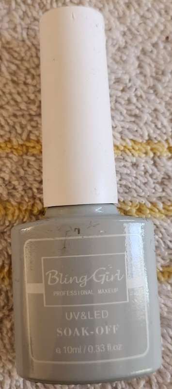 Soak Off UV/LED Gel Nail Polish Bling Girl Gray