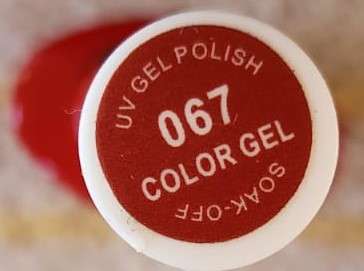 Soak Off UV/LED Gel Nail Polish Bling Girl Red