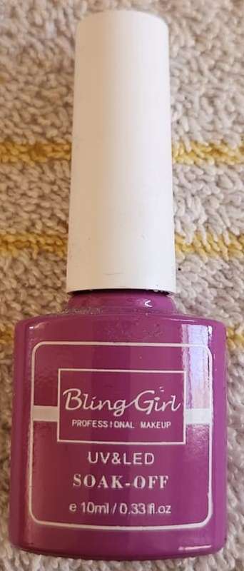 Soak Off UV/LED Gel Nail Polish Bling Girl Purple