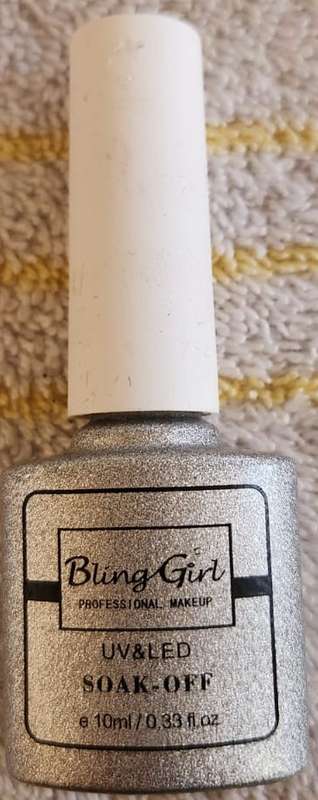 Soak Off UV/LED Gel Nail Polish Bling Girl Silver