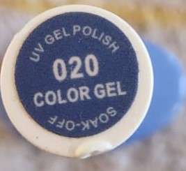 Soak Off UV/LED Gel Nail Polish Bling Girl Blue