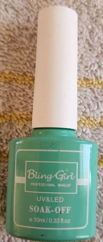 Soak Off UV/LED Gel Nail Polish Bling Girl Green