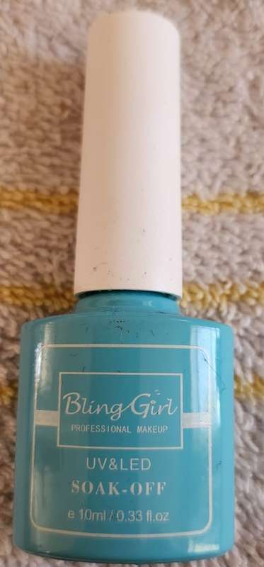 Soak Off UV/LED Gel Nail Polish Bling Girl Blue