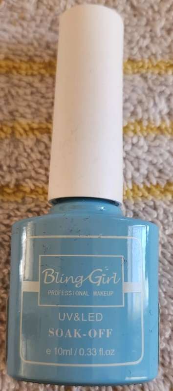 Soak Off UV/LED Gel Nail Polish Bling Girl Blue