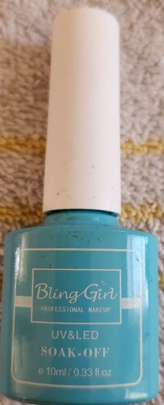 Soak Off UV/LED Gel Nail Polish Bling Girl Blue