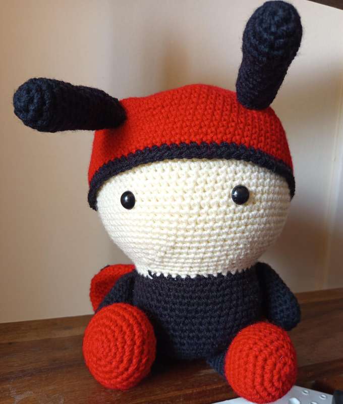 Crochet Plushie Lady Bug
