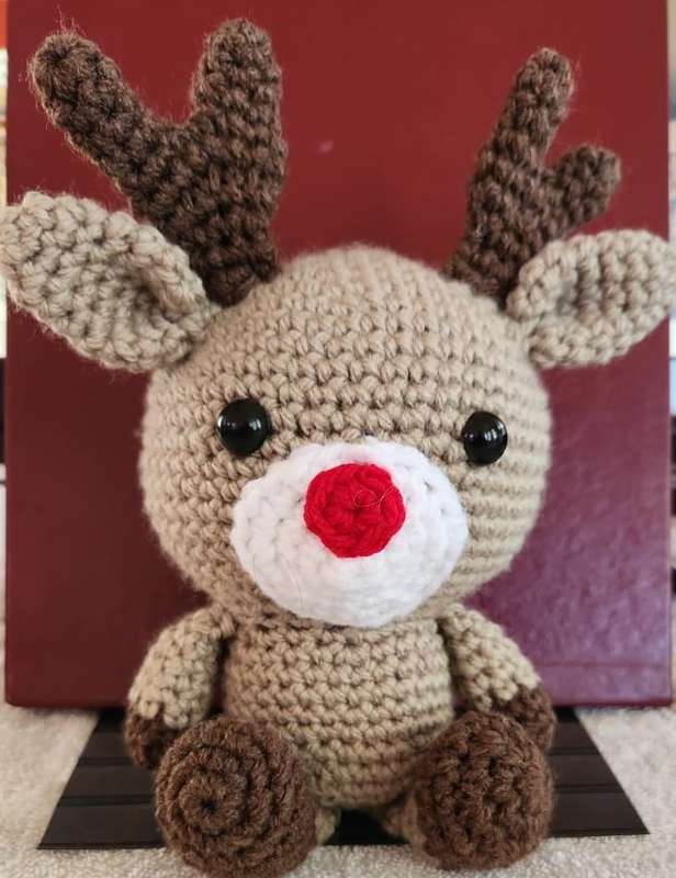 Crochet Plushie Reindeer