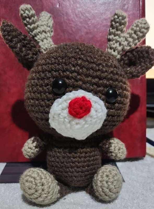 Crochet Plushie Reindeer