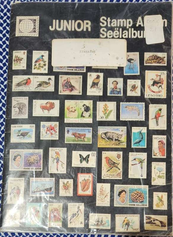 Stamp Album Zimbabwe Not Checked