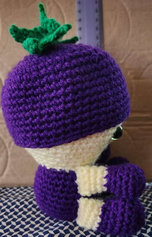 Crochet Plushie Grape Baby
