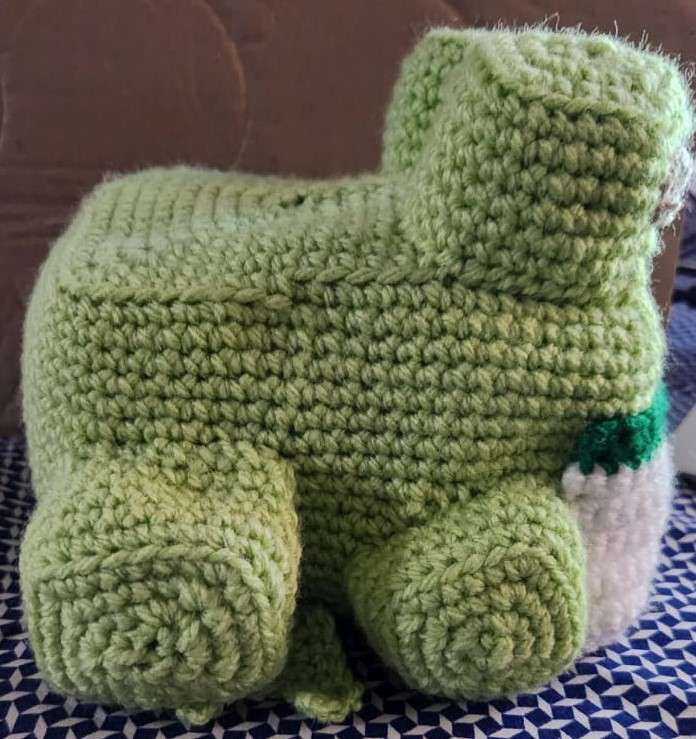 Crochet Plushie Minecraft Frog