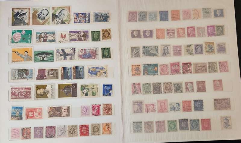 Stamp Album Hard Cover 14 Page Mix World