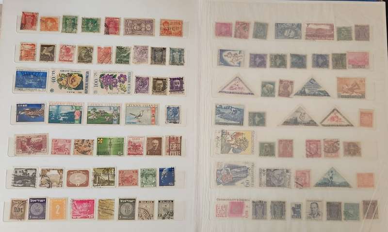 Stamp Album Hard Cover 14 Page Mix World