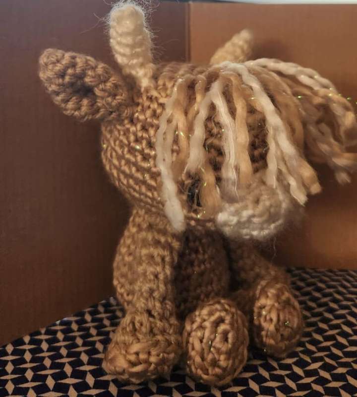 Crochet Plushie Baby Bull