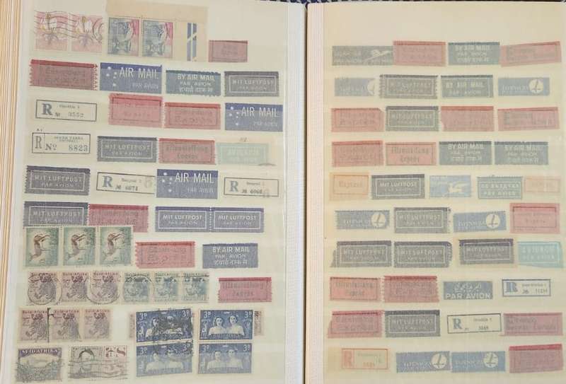 Stamp Album Hard Cover 16 Page 32 Sides  Mix World (NOT CHECKED)