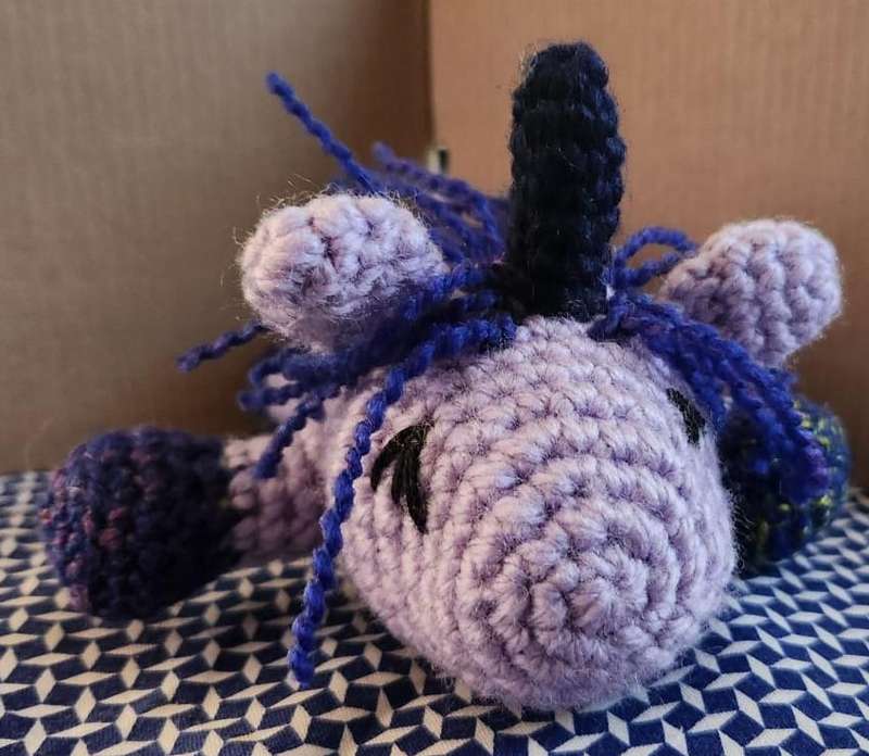 Crochet Plushie Baby Unicorn