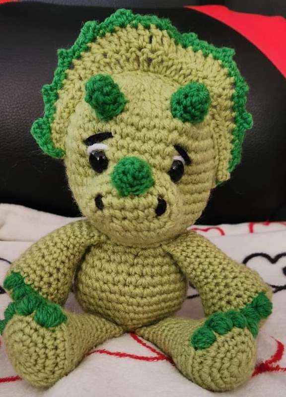 Crochet Plushie Baby Dino